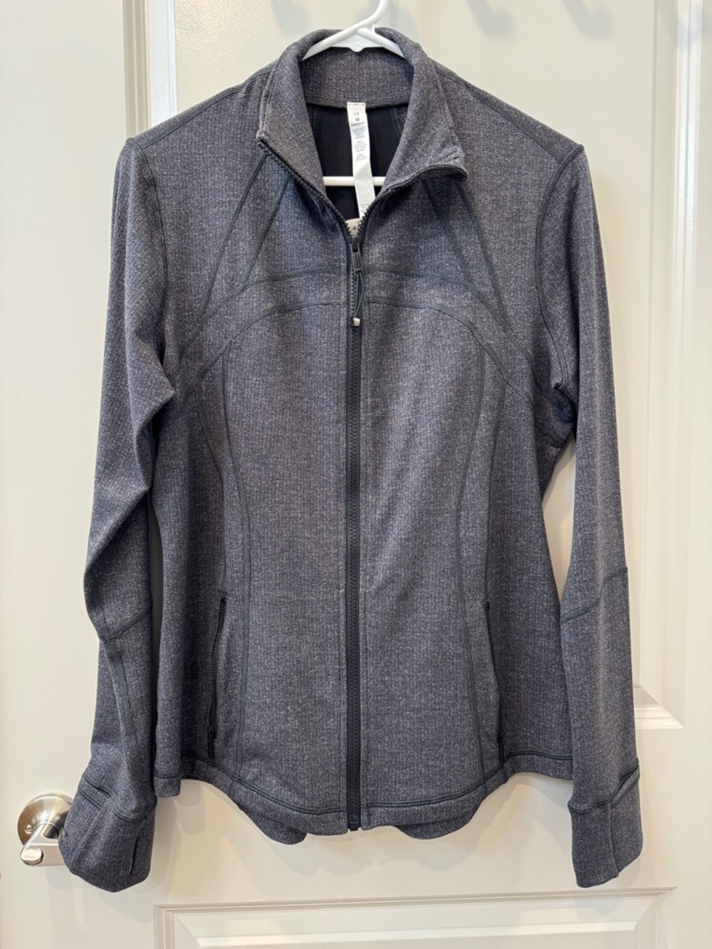 Lululemon athletica Heathered Gray Full-Zip Utility Jacket